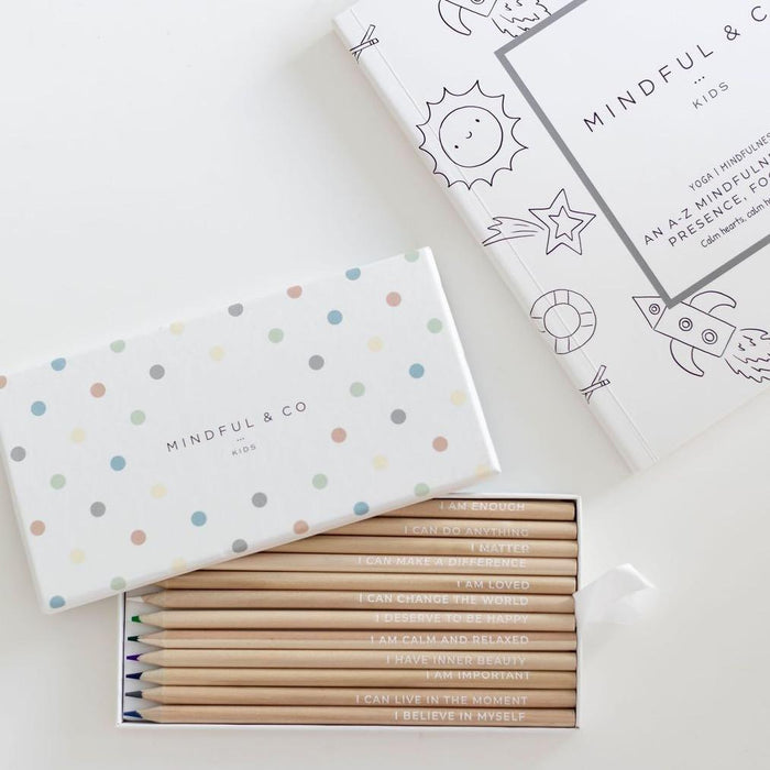 Mindful and Co Kids | Affirmation Colouring Pencils
