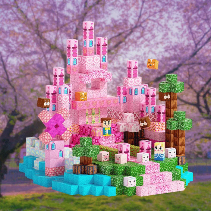 MiniBlox | 100pcs Magnetic Building Blocks Set - Blossom Kingdom Set
