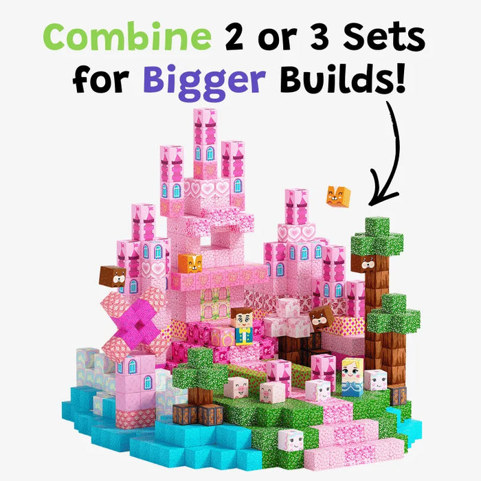 MiniBlox | 100pcs Magnetic Building Blocks Set - Blossom Kingdom Set