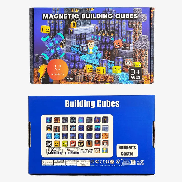 MiniBlox | 100pcs Magnetic Building Blocks Set - Builders Castle