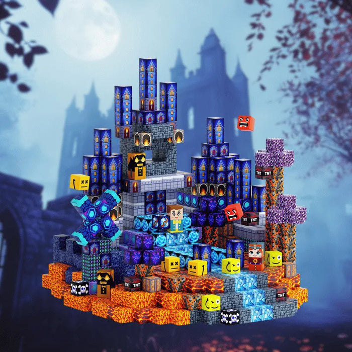 MiniBlox | 100pcs Magnetic Building Blocks Set - Builders Castle