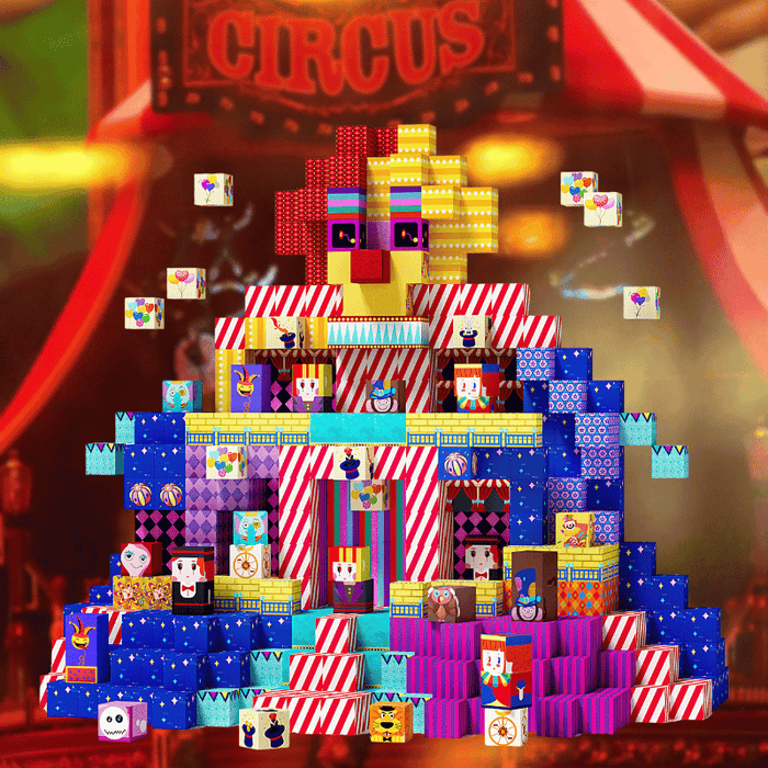 MiniBlox | 100pcs Magnetic Building Blocks Set - Dream Circus