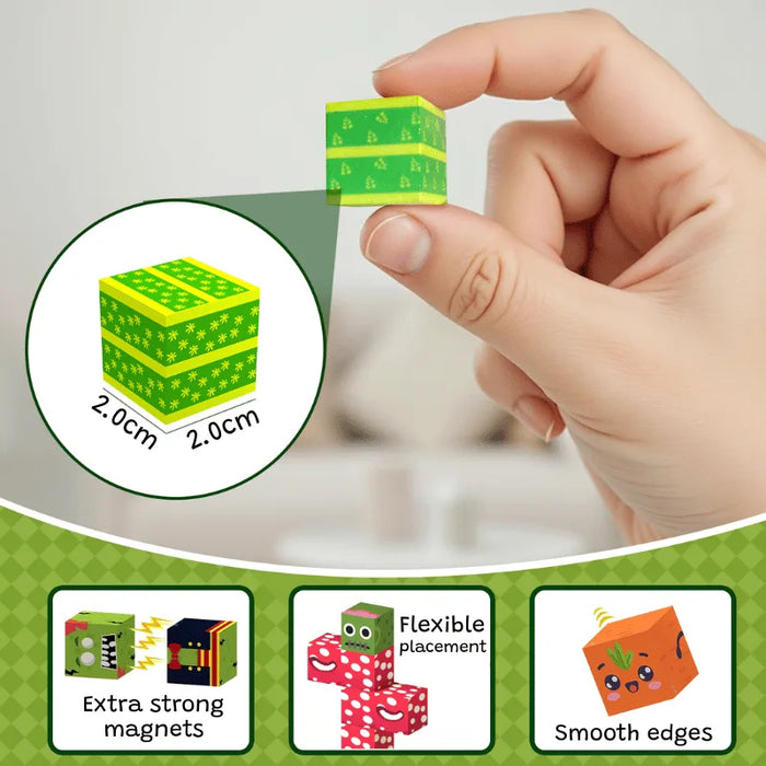 MiniBlox | 100pcs Magnetic Building Blocks Set - Plants & Zombies Set