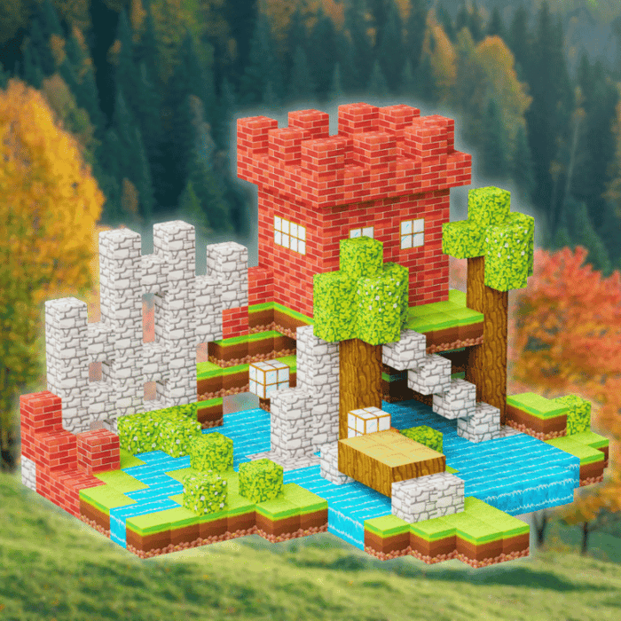 MiniBlox | 100pcs Magnetic Building Blocks Set