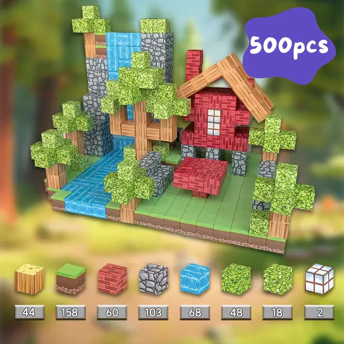 MiniBlox | 500pcs Magnetic Building Blocks Set