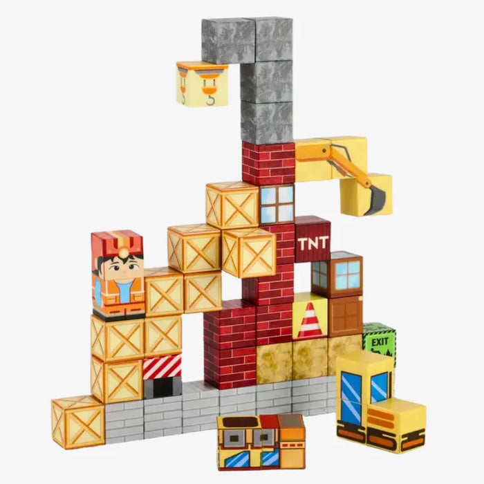 MiniBlox | Travel Tin Magnetic Building Blocks Set - Tradies World