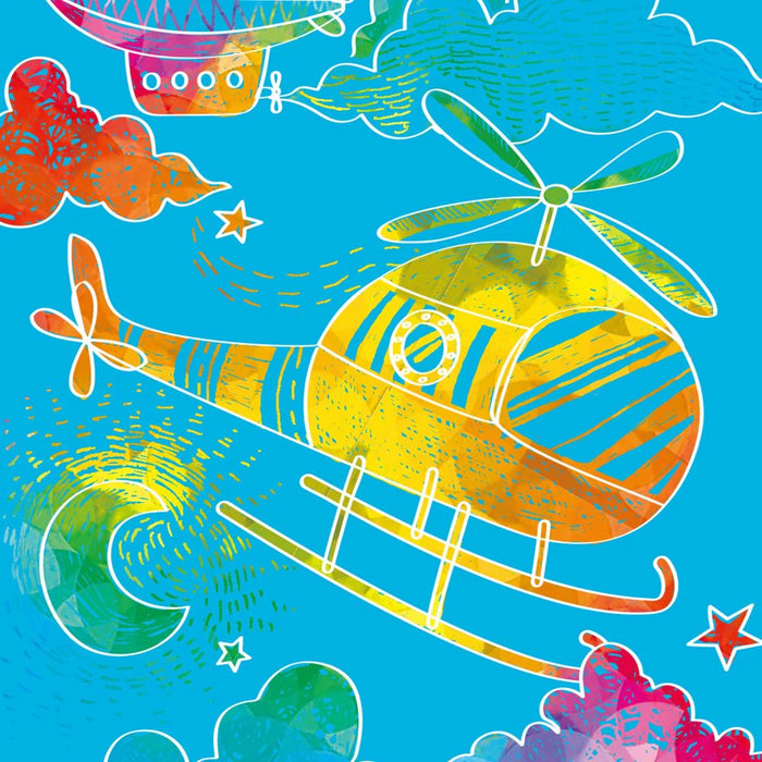 Mini Scratch Book - Airplane