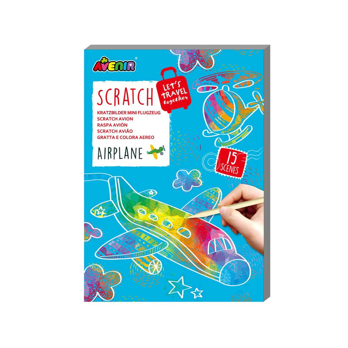 Mini Scratch Book - Airplane