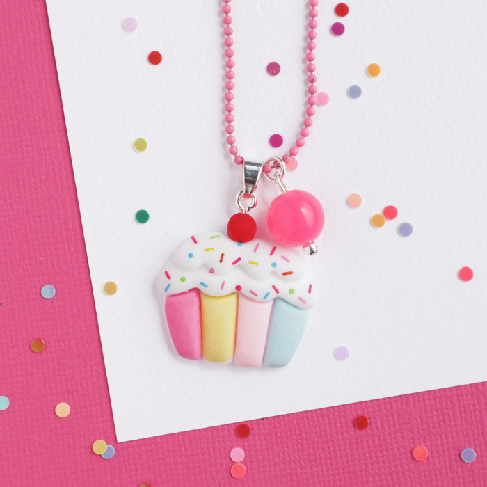 Mon Coco | Cupcake with Sprinkles Necklace