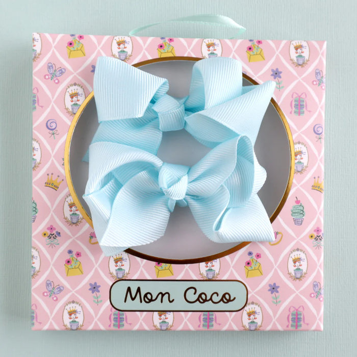 Mon Coco | Light Blue Bows