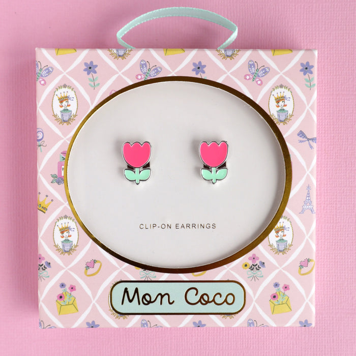 Mon Coco | Tulip Clip-On Earrings