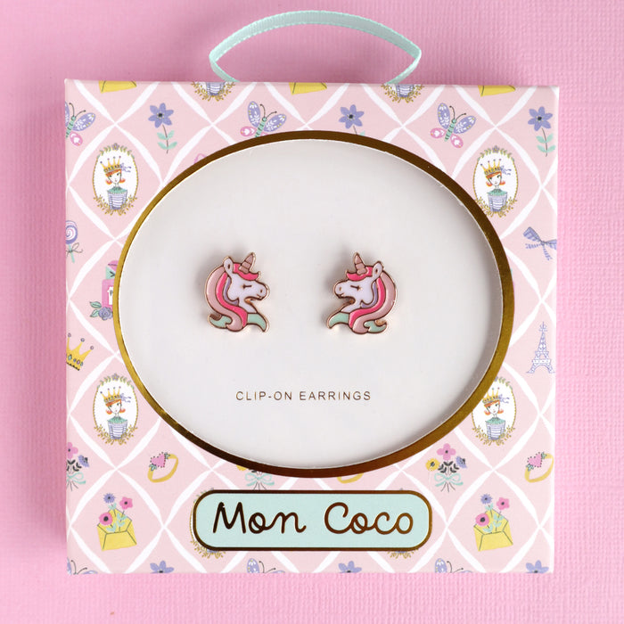 Mon Coco | Unicorn Shimmer Clip-On Earrings