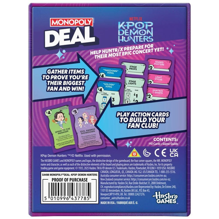 Monopoly Deal Card Game | K-Pop Demon Hunters