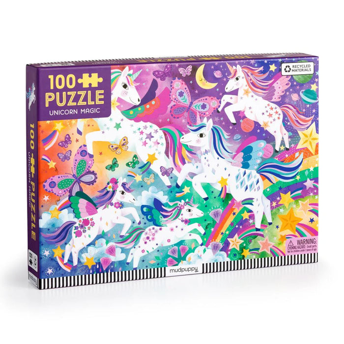 Mudpuppy | Puzzle | 100pc Unicorn Magic