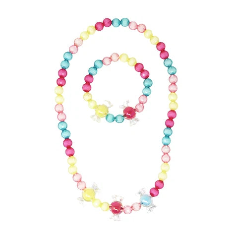 Pink Poppy | Candy Lolly Necklace & Bracelet Set