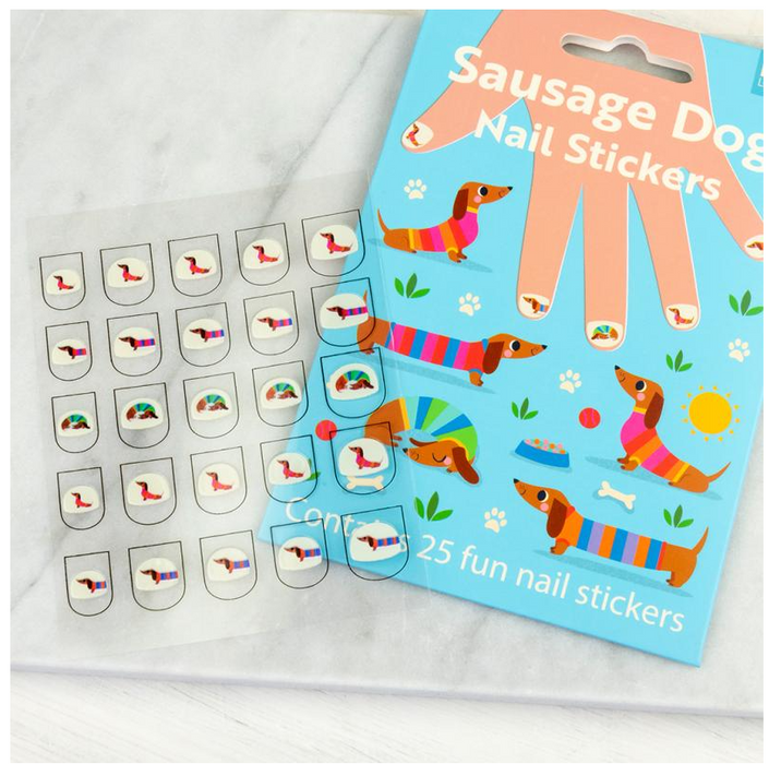 Rex London | Nail Stickers - Sausage Dog (Kids)