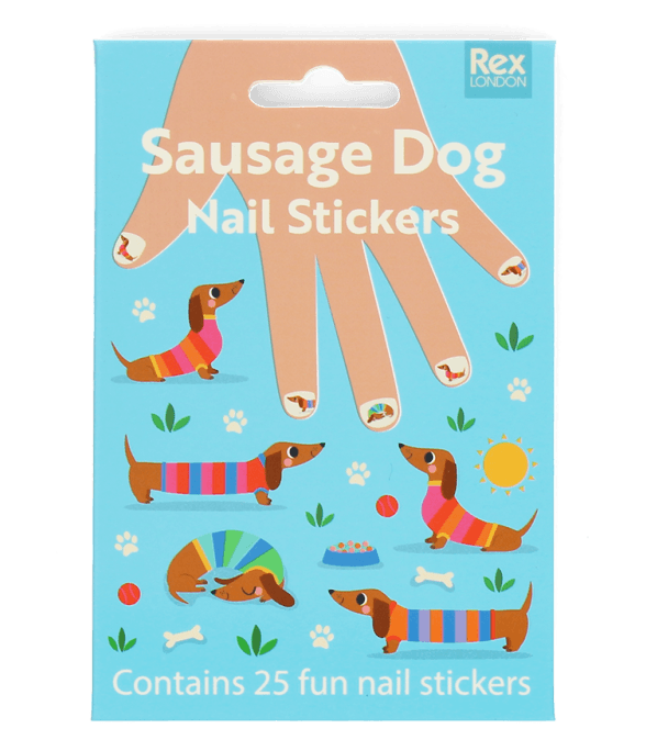 Rex London | Nail Stickers - Sausage Dog (Kids)