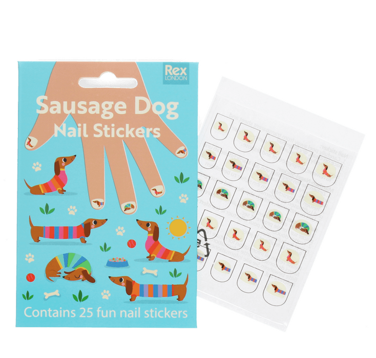 Rex London | Nail Stickers - Sausage Dog (Kids)