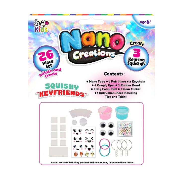 Nano Creations Squishy Key Friends