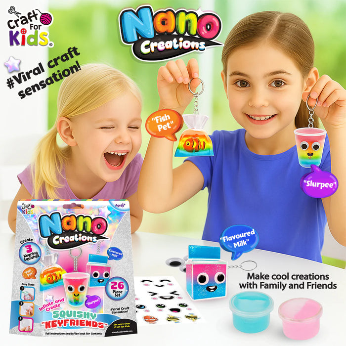 Nano Creations Squishy Key Friends