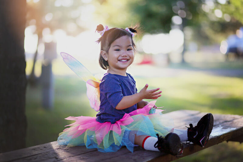 Neon Rainbow Tutu Size 4-6