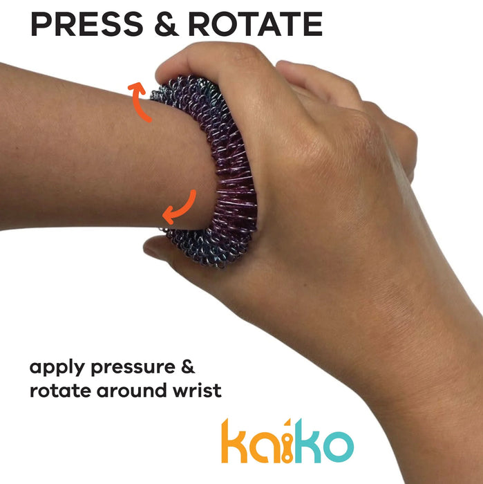 Kaiko Fidgets | Wrist Spikey - Oil Slick