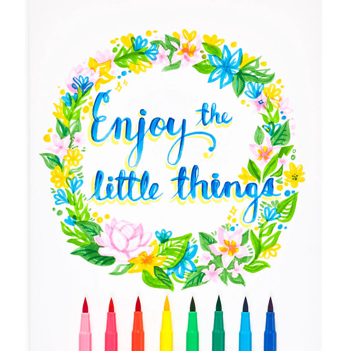 Ooly | Brilliant Brush Markers /12