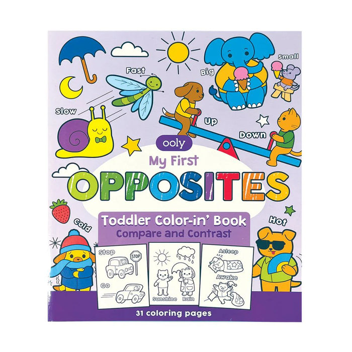 Ooly | Colouring Book - Opposites