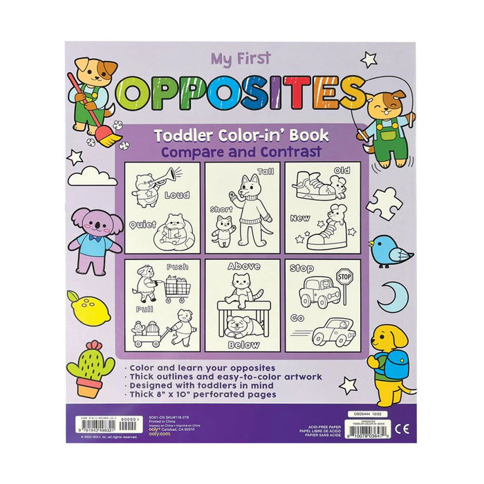 Ooly | Colouring Book - Opposites