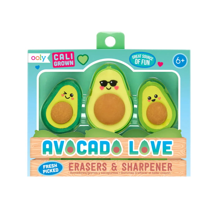 Ooly Eraser & Sharpener | Avocado Love