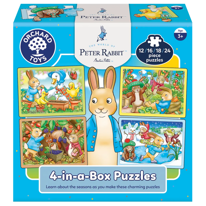 Orchard Toys Puzzles | Peter Rabbit 4-in-a-Box
