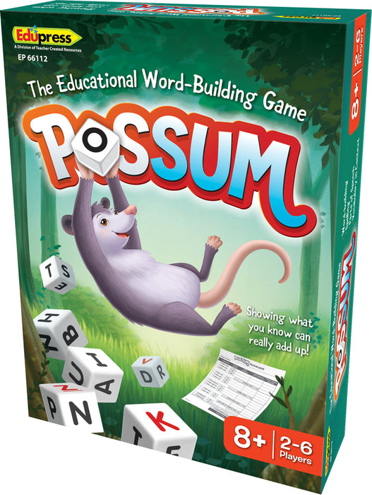 POSSUM Dice Word Game