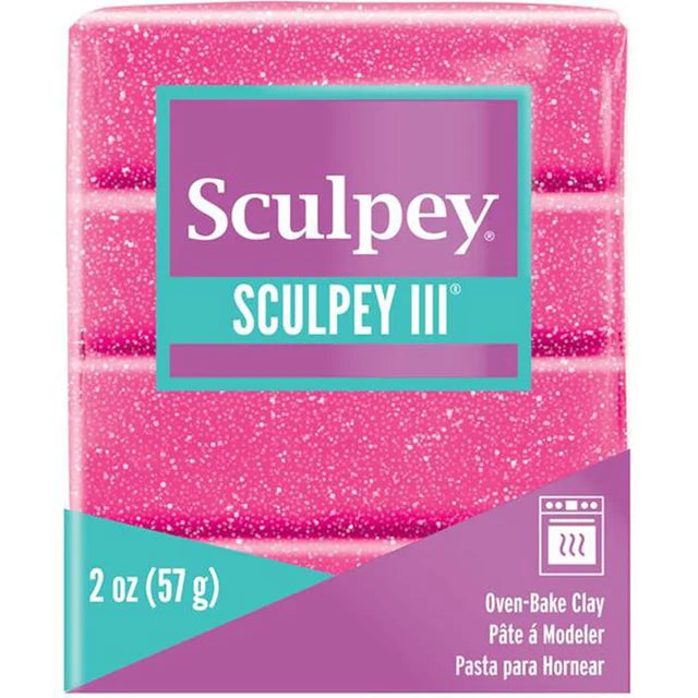 Sculpey | Sculpey III | Pink Glitter 57g