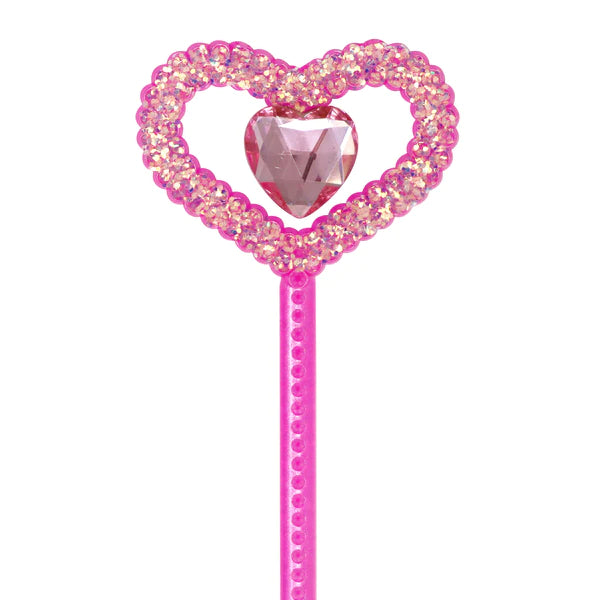 Pink Poppy | Ballerina Jewel Heart Wand