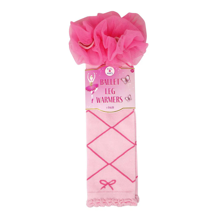 Pink Poppy | Ballerina Pink Ruffle Tulle Leg Warmer