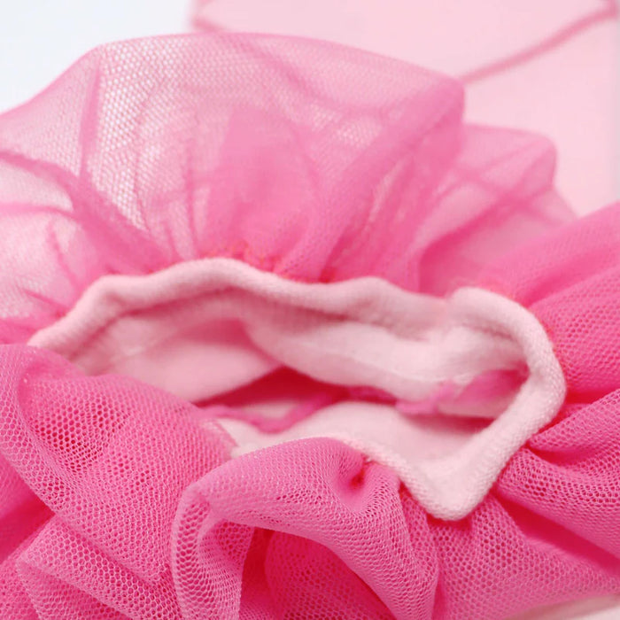 Pink Poppy | Ballerina Pink Ruffle Tulle Leg Warmer