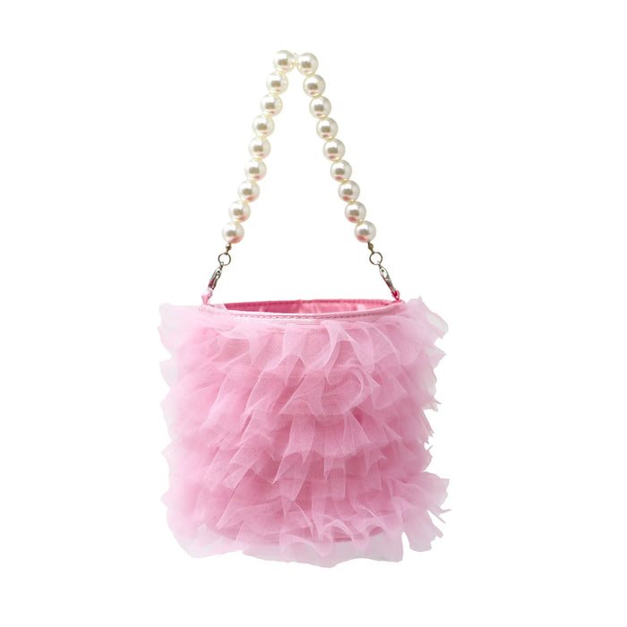 Pink Poppy | Ballerina Ruffle Handbag