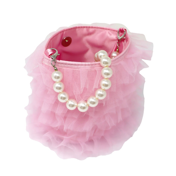 Pink Poppy | Ballerina Ruffle Handbag