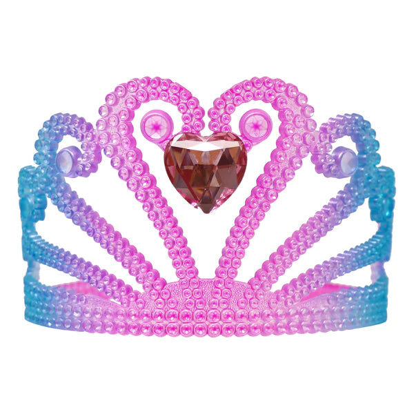 Pink Poppy | Crown Shimmering Mermaid Jewel Heart