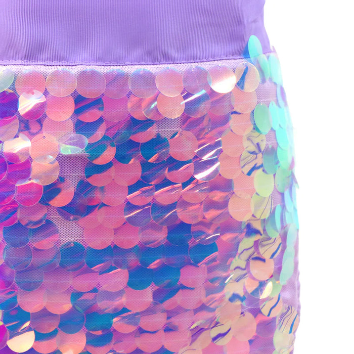 Pink Poppy | Flip Sequin Shimmering Mermaid Tail - Lilac