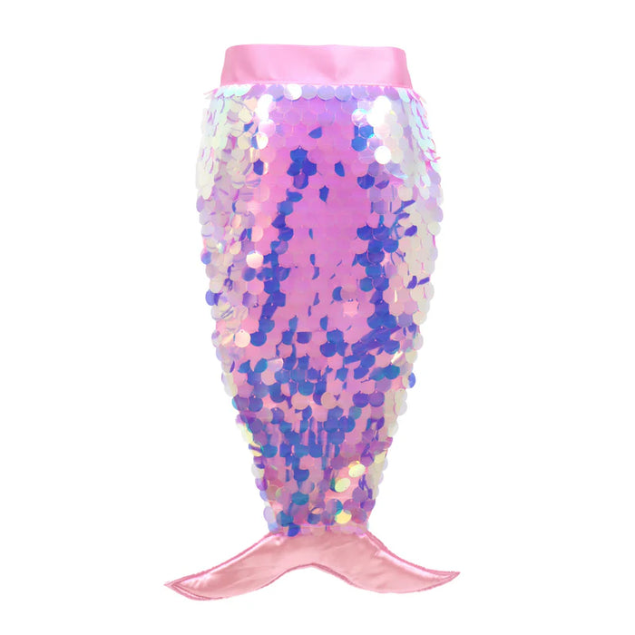 Pink Poppy | Flip Sequin Shimmering Mermaid Tail - Pink