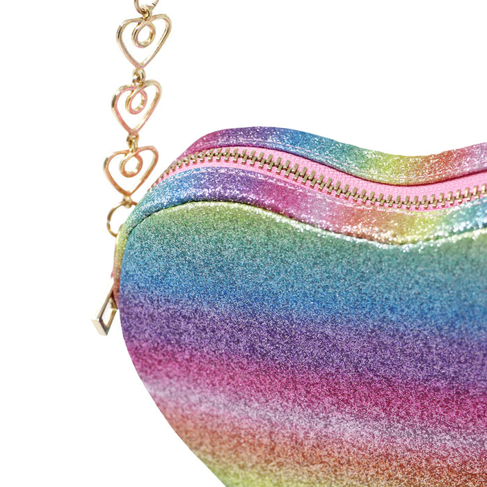 Pink Poppy | Heart Crossbody Bag