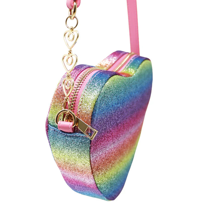 Pink Poppy | Heart Crossbody Bag