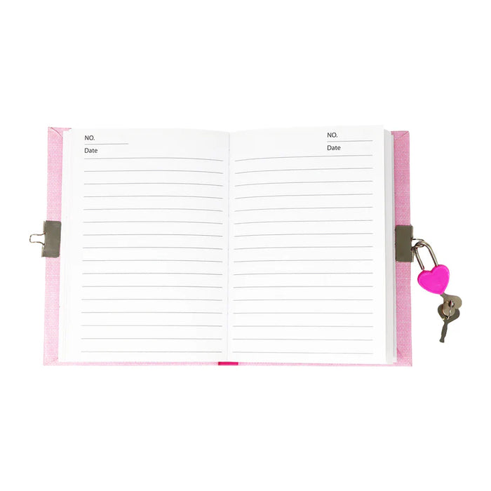 Pink Poppy | Lockable Diary | Bejewelled Ballerina Scented