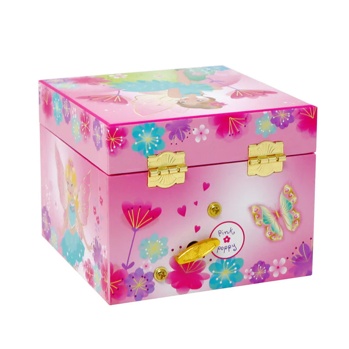 Pink Poppy | Musical Jewellery Box | Fairy Butterfly Friends Small