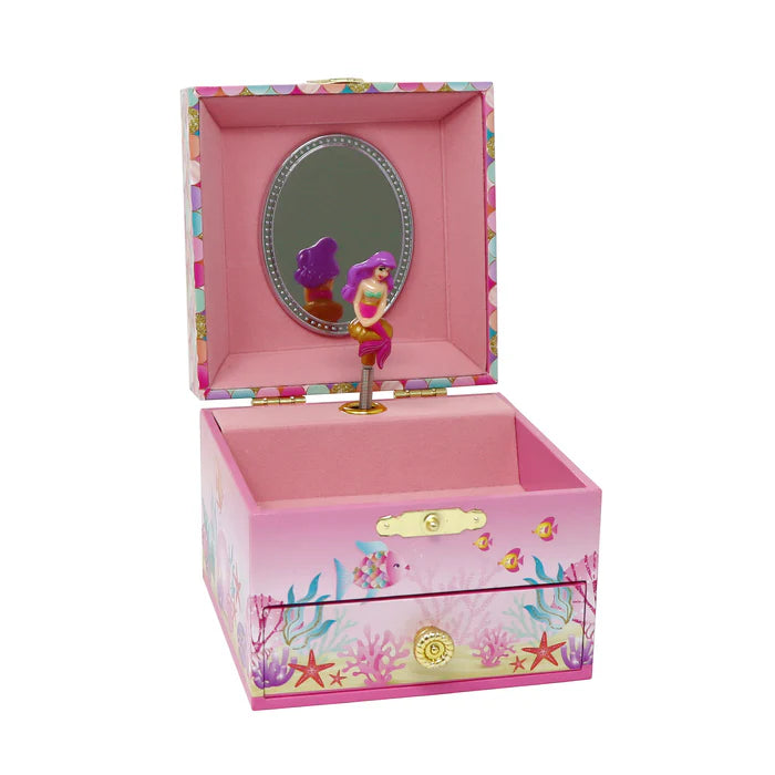 Pink Poppy | Musical Jewellery Box Small | Mermaid