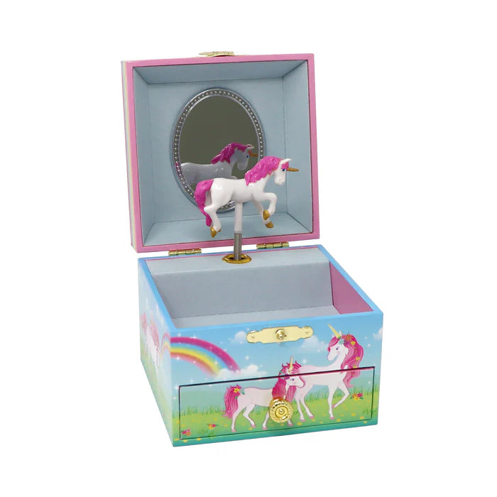 Pink Poppy | Musical Jewellery Box Small | Stardust Unicorn