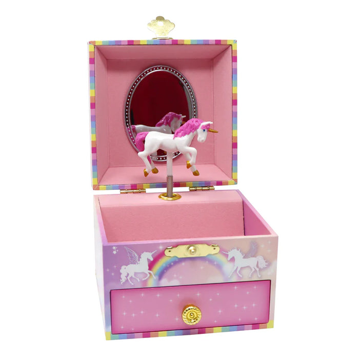 Pink Poppy | Musical Jewellery Box Small | Unicorn Dreamer