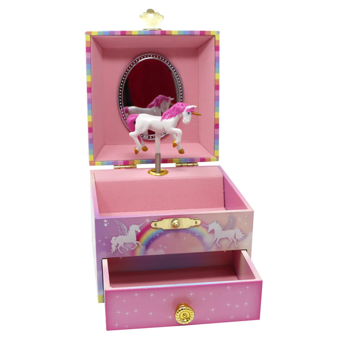 Pink Poppy | Musical Jewellery Box Small | Unicorn Dreamer