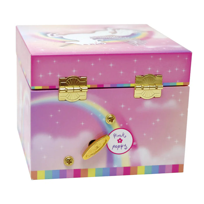 Pink Poppy | Musical Jewellery Box Small | Unicorn Dreamer